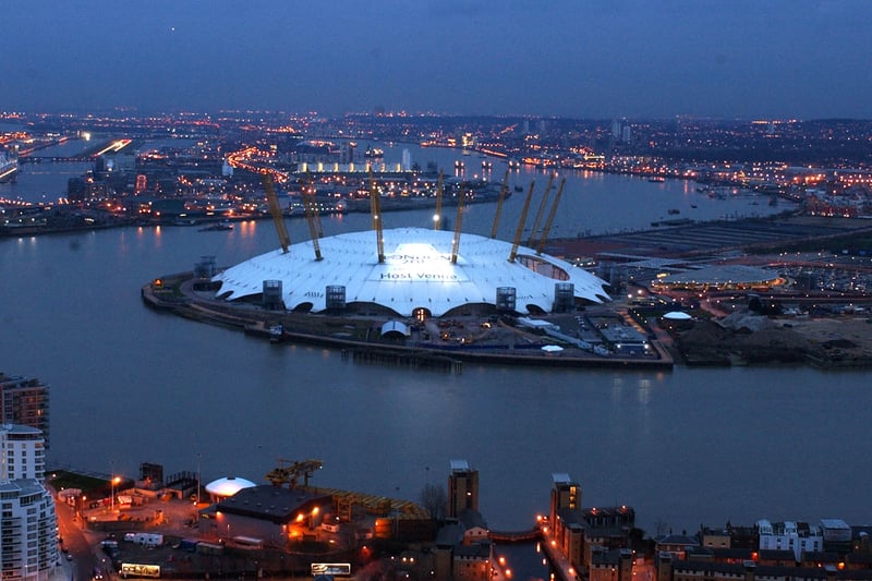 In 2005 there were plans for the Millennium Dome to be one of the venues for the 2012 Olympics. (Photo by Martin Hayhow/AFP via Getty Images)