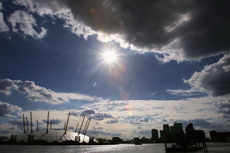 Clouds over the Millennium Dome in 2006, when it was the frontrunner to become home to Britain’s first Las Vegas-style super-casino, before the idea was scrapped.  (Photo by Scott Barbour/Getty Images)