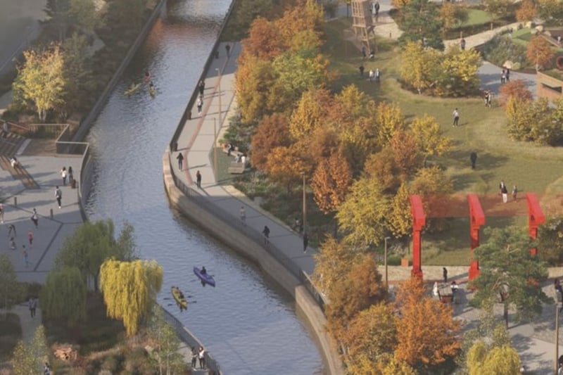 What the Central Park at Liverpool Waters could look like. 