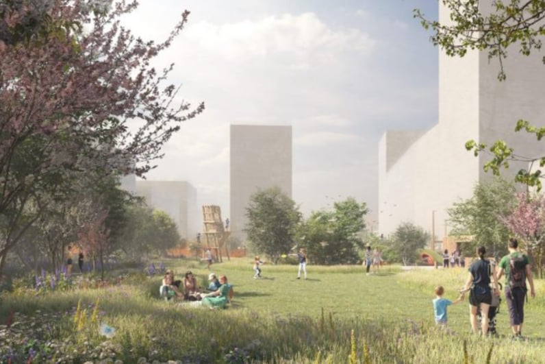 Peel L&P are aiming to create green spaces across Liverpool Waters. 