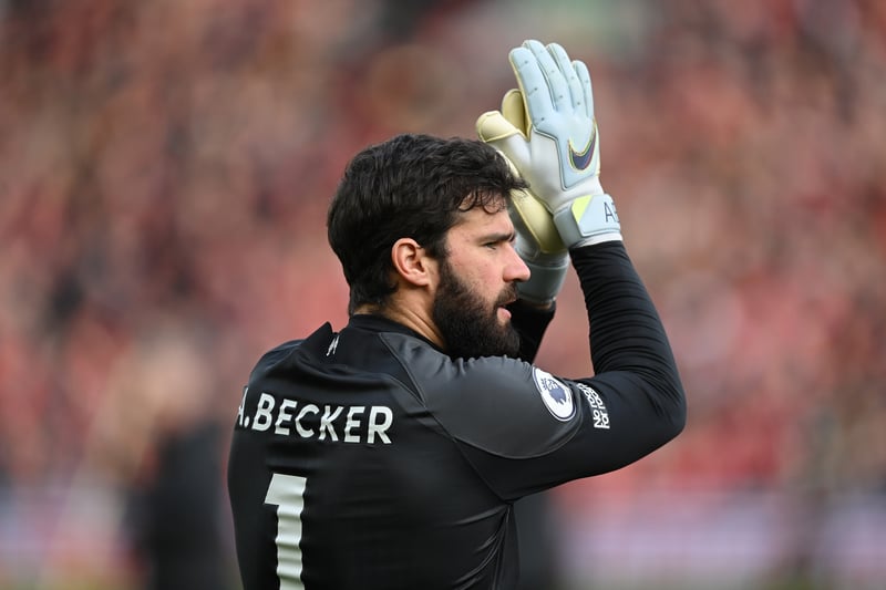 Alisson has been arguably Liverpool’s best player this season and will undoubtedly remain as their number one next year.