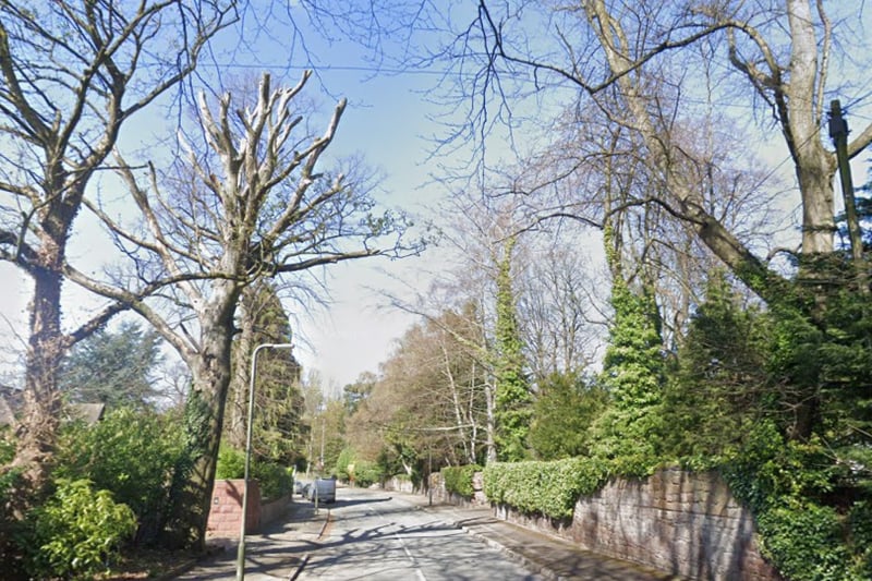 Allerton Road, Mossley Hill, has an average sold price of £975,000.
