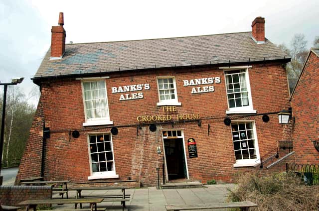 The Crooked House pub in Himley, Staffordshire is up for sale
