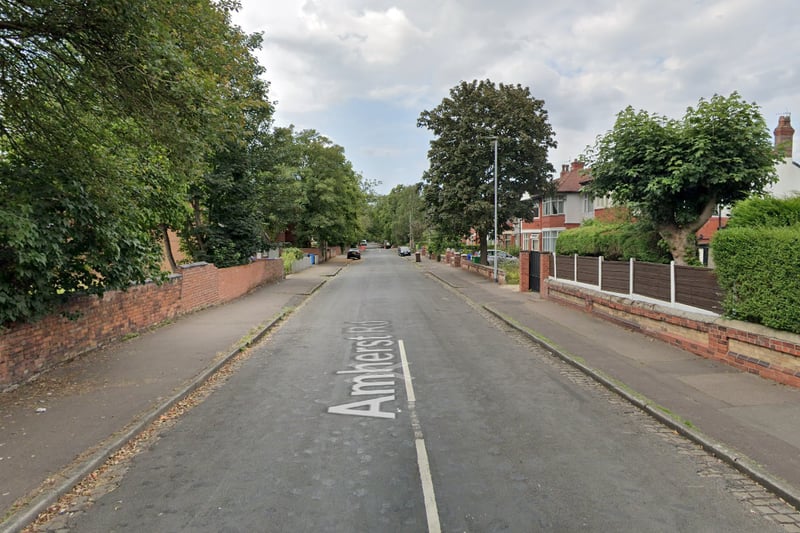 This street in Fallowfield attracted 18 complaints about student noise and 10 about domestic dins in 2022.
