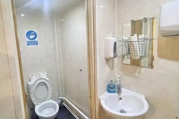 Customer and staff toilet 