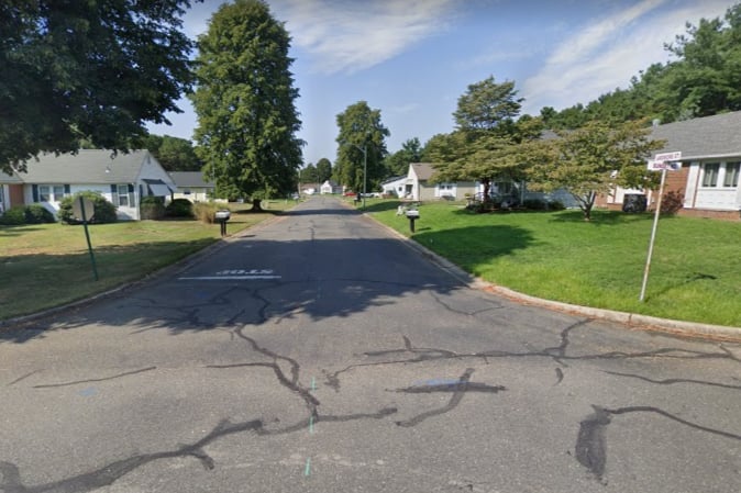 Manchester Township in New Jersey was again named after the English city and is home to the Lakehurst Naval Air Station, where the Hindenburg disaster happened in 1937. Photo: Google Maps