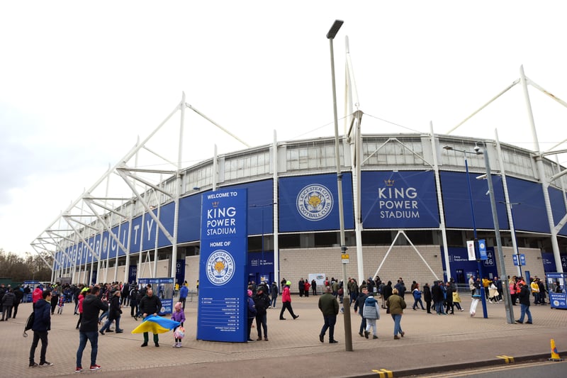 The average price of a pie at the King Power Stadium is £5.