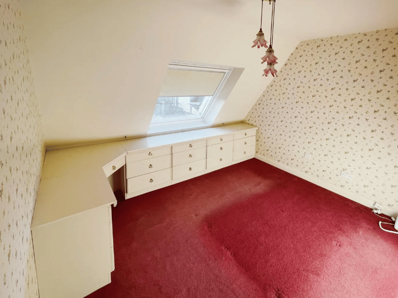 Another room. Being slightly smaller, it could be used for a home office 