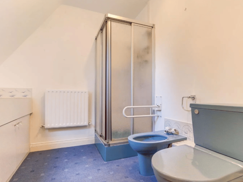 A shower room pictured here