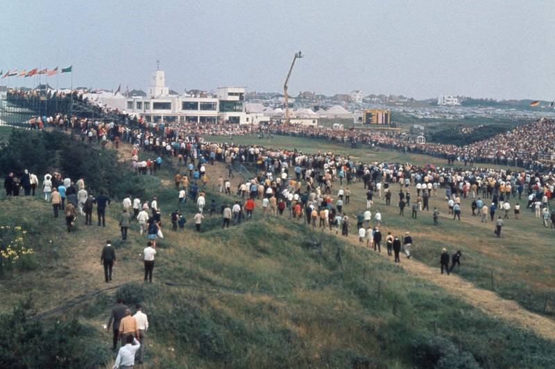 A view of the 100th British Open at Royal Birkdale Golf Course.