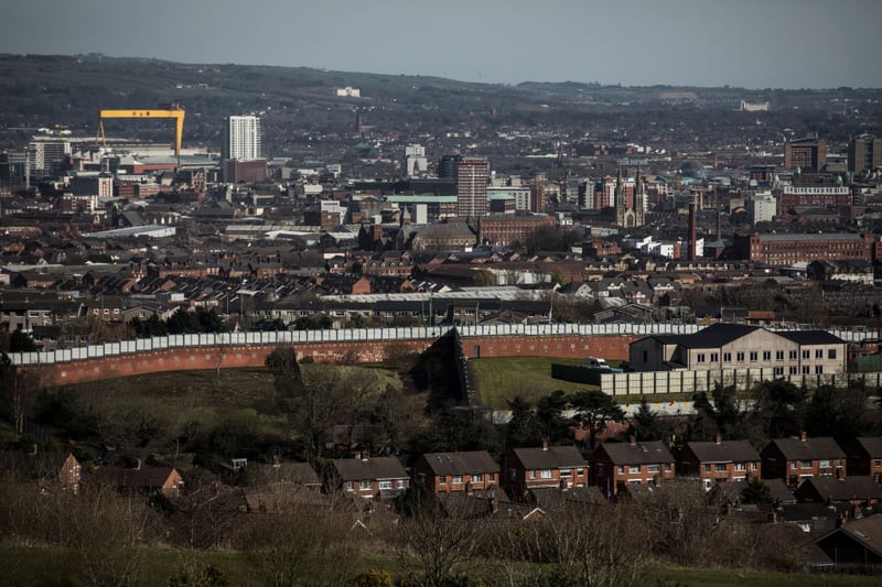 One in 70 people in the Northern Ireland are thought to have Covid, as 1.42% tested positive. Northern Ireland’s figure is for the week ending 7 March, a week earlier than the rest of the UK. Pictured: Belfast. Credit: Getty
