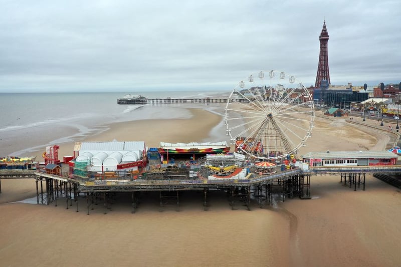 One in 30 people in the North West are thought to have Covid, or 3.58%. Pictured: Blackpool. Credit: Getty