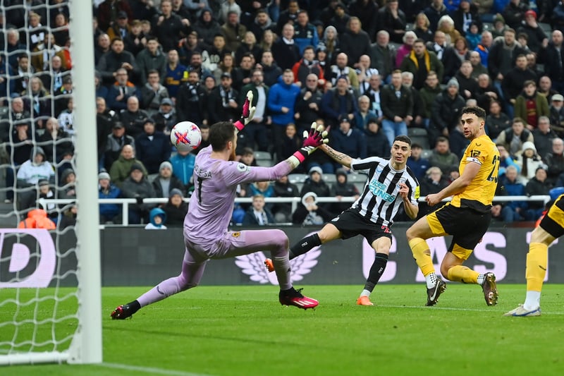 Newcastle top scorer Miguel Almiron is set to miss the match with a thigh injury. 