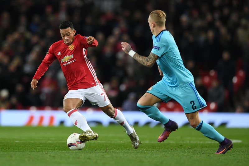 Memphis arrived at United and was handed the number seven, showing the club’s confidence in him from the off. But pressure often got the best of the Dutchman, who scored twice in 33 Premier League outings. He would score 63 goals in 139 league appearances for Lyon. 