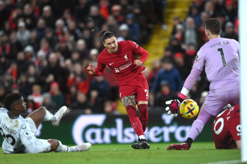 Darwin Nunez controversially had a goal ruled out at Anfield after Diogo Jota was penalised for a foul on Max Kilman in the build-up. 