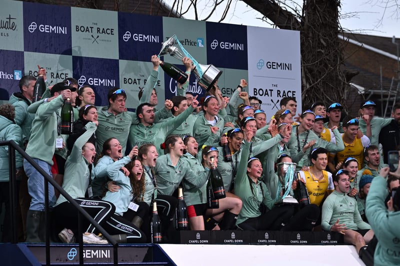 The Cambridge men and women triumphed on Sunday in The Boat Race 2023.