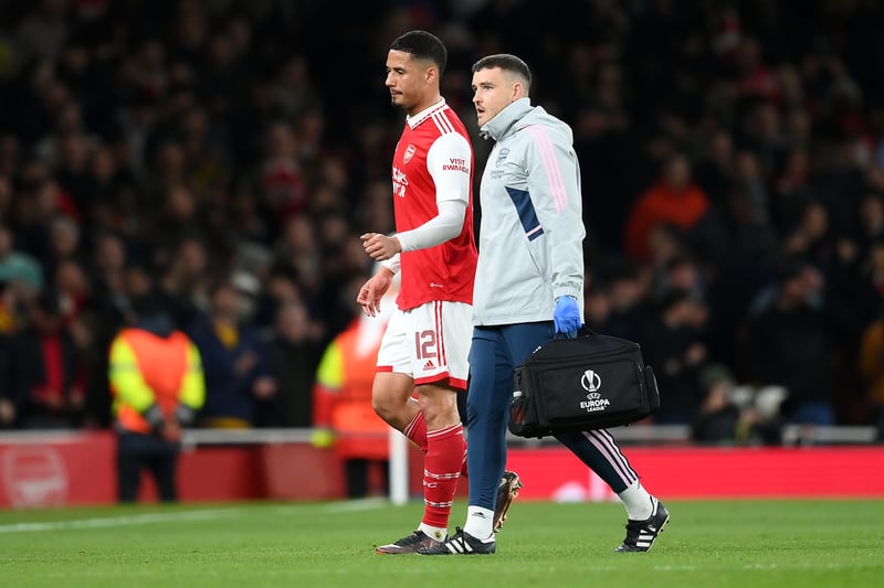 The centre-back was ruled out of the 4-1 win against Crystal Palace as he suffered a back injury in the Europa League. He missed France’s international games and a return date has yet to be set.