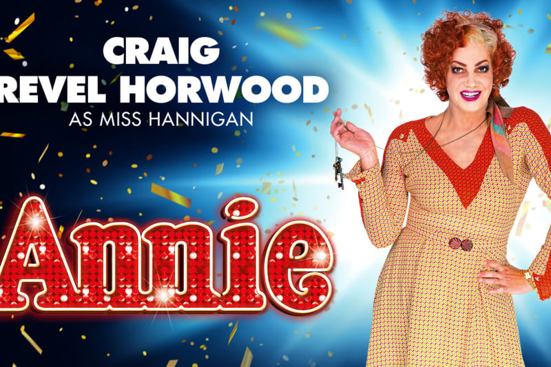 The hit production of Annie from London’s West End is coming to Birmingham for Easter 2023. This stars Strictly Come Dancing judge Craig Revel Horwood as the tyrannical Miss Hannigan.  Dates: Mon 3 Apr - Sat 15 Apr.