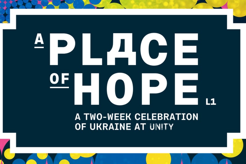 A celebration of Ukraine, poignantly located on a street called Hope Place. For two weeks in May, Unity Theatre’s iconic venue becomes a Place of Hope, with a jam-packed, free programme, celebrating a host of incredible Ukrainian artists.  Created in partnership with award-winning Ukrainian theatre makers Yurii Radionov and Shorena Shoniia, the programme includes their acclaimed theatre production UKRLAND: Stories from Ukraine and the world premiere of Yurii and Shorena’s highly anticipated new show Maria. Unity will also host a night of Ukrainian poetry, panel discussions, creative workshops and the opportunity to come together for a unique Ukrainian dining experience. There will also be a brand-new photography exhibition and walking trail from Open Eye Gallery and an extended exhibition from Kyiv photographer Anton Shebetko on the queer history of Ukraine.