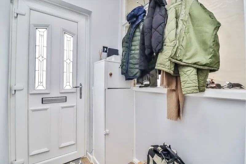 Storage space near the front door