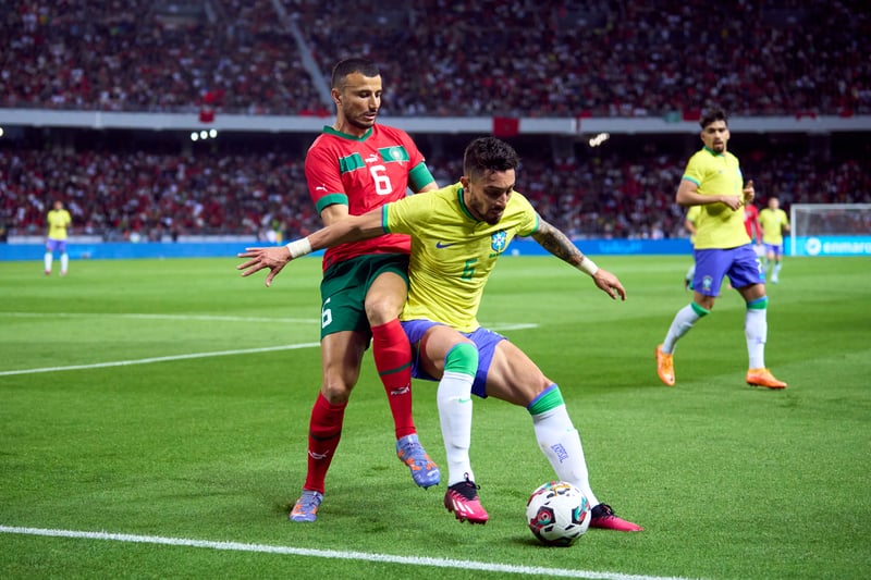 Played 90 minutes as Brazil lost 2-1 to Morocco in Tangier.