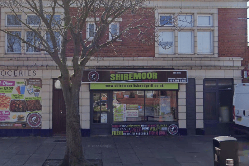 The Shiremoor Fish and Grill on  Lesbury Avenue in Shiremoor.