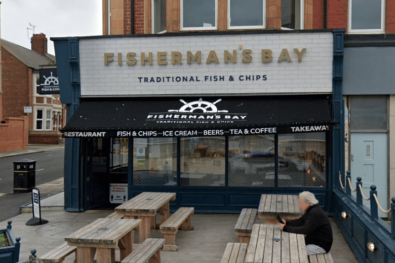 Fisherman’s Bay, on East Parade in Whitley Bay, has a rating of 4.6 from 1,180 reviews.