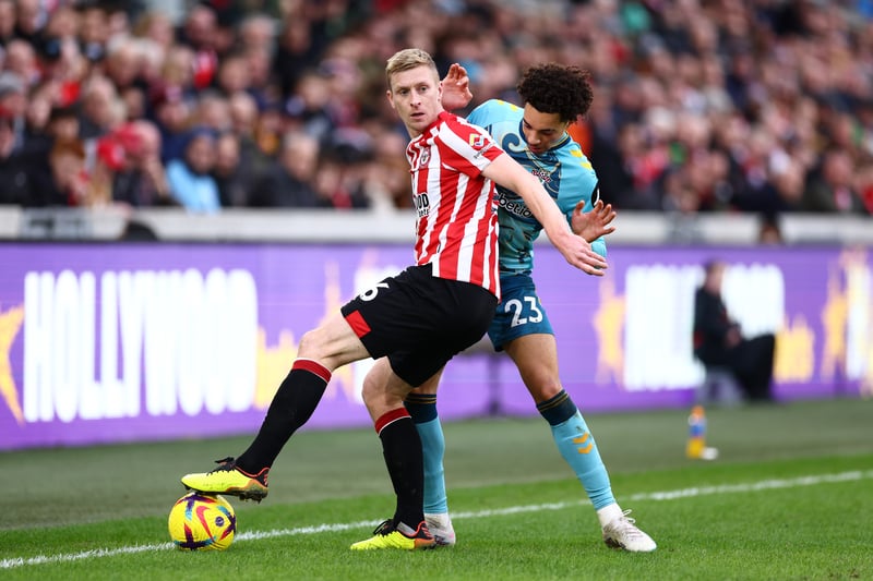 The centre-back has proven an impressive signing for Brentford, who are also in the hunt for a European place. He has three goals and one assist from defence and has won 3.9 aerial duels and made 3.2 clearances per 90.