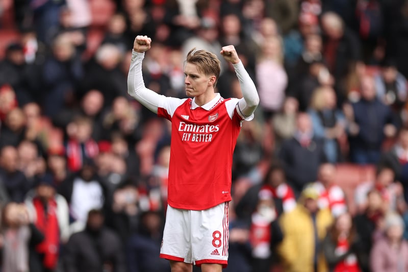 The Arsenal man has enjoyed his best sustained form in North London as the Gunners seek to win their first title since 2004. He has 10 goals and six assists to his name. Has averaged 2.3 key passes per 90.