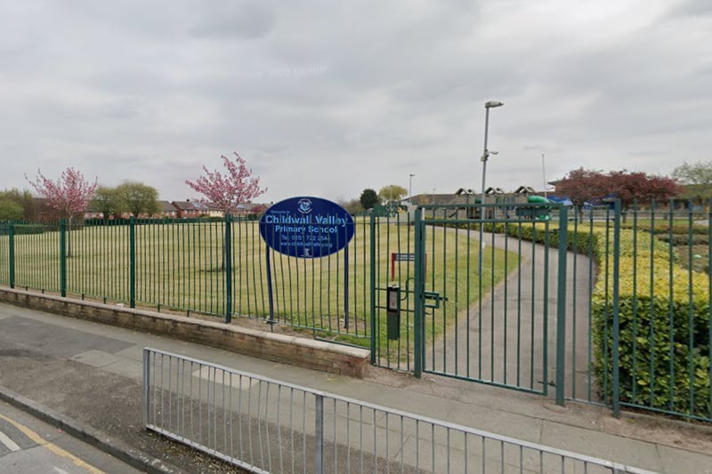 Childwall Valley Primary School had 168 school places available and 204 pupils. This means the school was over-capacity by 21.4%.