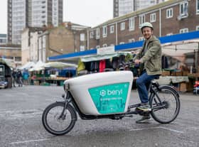 Westminster City Council has launched its e-cargo bikes hire scheme in partnership with Beryl, as it looks to boost sustainable, active travel. Credit: Leo Cinicolo. 