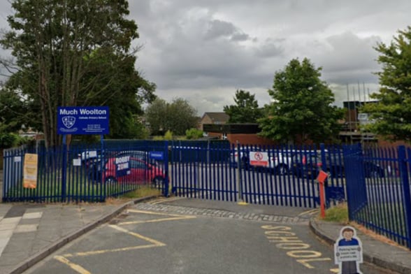 Much Woolton Catholic Primary School had 370 school places available and 410 pupils. This means the school was over-capacity by 10.8%.