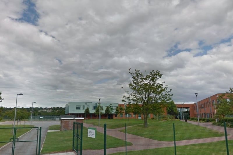 Woodchurch High School had 1405 school places and 1429 pupils. This means it was over capacity by 1.7%.