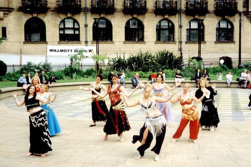 Zubaldah, Arabic Dancers, in the Peace Gardens, during Chance to Dance festival, May 2004