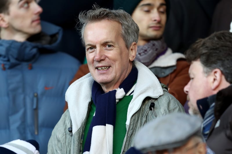 West Bromwich-born comedian who has made a name for himself on television. He was named the Best Comedy Entertainment Personality in 2001. Supported Albion all his life. Here he is at the game between West Bromwich Albion and Hull City at The Hawthorns on January 2, 2017