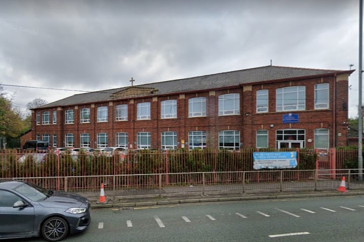 St Ambrose RC Primary School in Chorlton had 203 pupils on roll and 198 places in 2021-22, putting it 2.5% over capacity. Photo: Google Maps