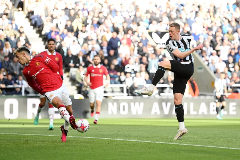 Marked his 100th start for Newcastle with perhaps one of his best displays. Missed an early chance but his workrate was once again second to none. 