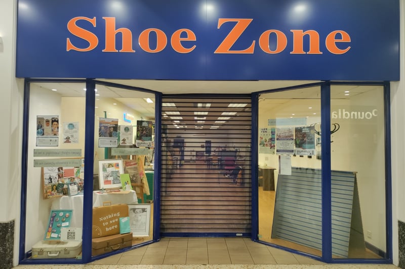 Shoe Zone has been converted into a base for a local amateur dramatics company 