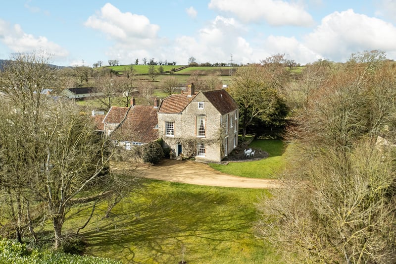 Plenty of land available for the lucky new homeowner who purchases the Somerset home for a pricey £2.75 million. The Old Rectory is only five miles away from Bath and Bristol, with Bristol International Airport just around 10 miles away.