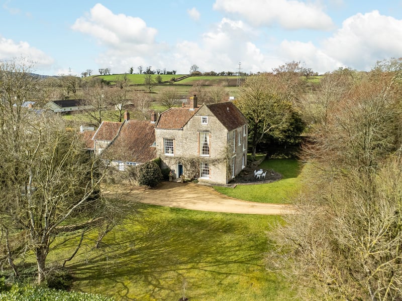 Plenty of land available for the lucky new homeowner who purchases the Somerset home for a pricey £2.75 million. The Old Rectory is only five miles away from Bath and Bristol, with Bristol International Airport just around 10 miles away.