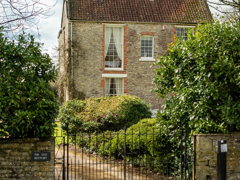 Heading outside you’ll find a walled courtyard and a large walled garden that surrounds the house, offering a high level of privacy