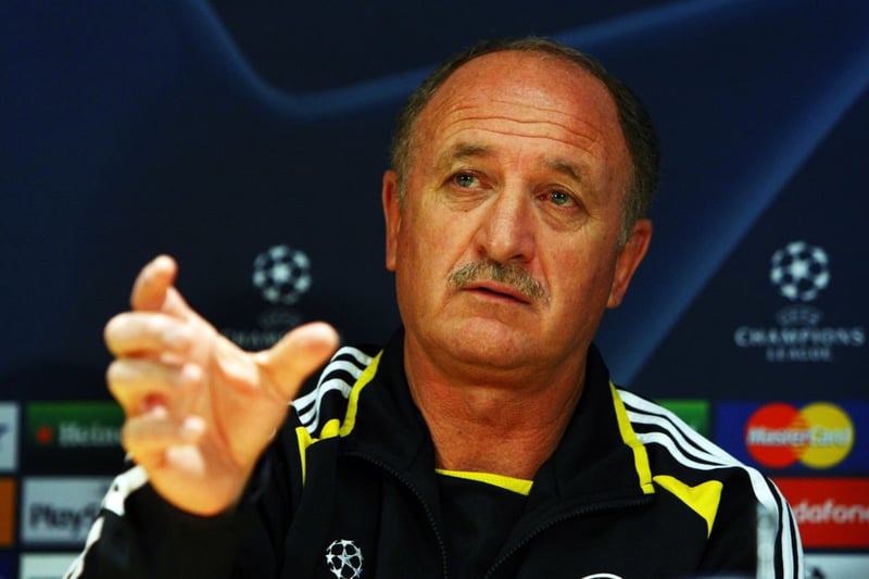 Brazil’s Luis Felipe Scolari came to Chelsea in July 2008 and lasted until February 2009 before leaving. He won 20 of his 36 matches in charge. 
