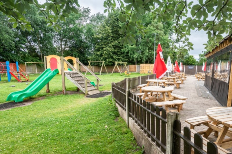 Not only does The Running Horses have an outdoor play area, but kids also eat free during the Easter holidays (Monday-Friday)!