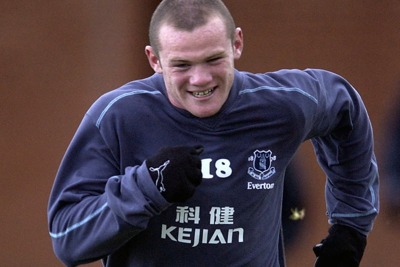 Wayne Rooney in 2002 - age 17.