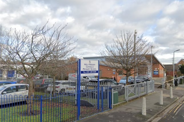 Holy Rosary Catholic Primary School had 415 school places and 424 pupils. This means it was over capacity by 2.2%.