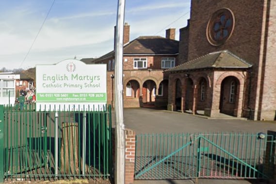 English Martyrs’ Catholic Primary School had 420 school places and 421 pupils. This means it was over capacity by 0.2%.
