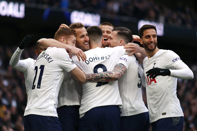 Tottenham Hotspur - 71 points