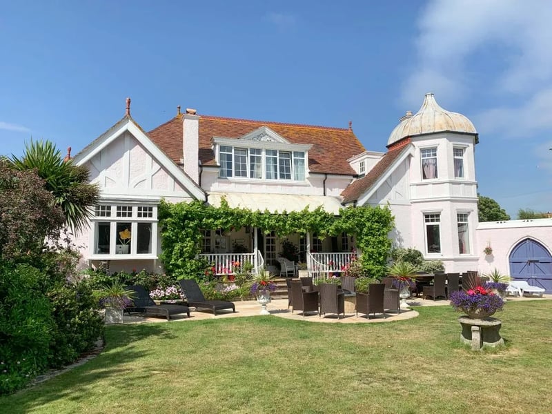 Pretty south-facing garden area