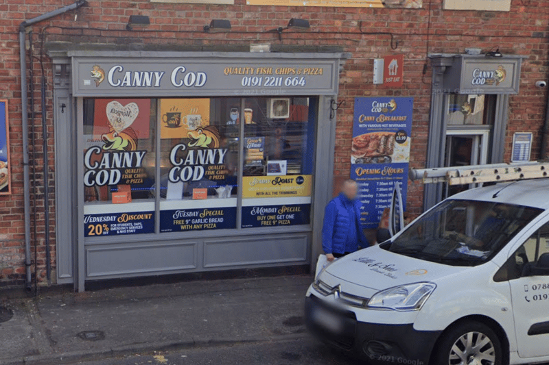 Canny Cod, on Cross Morpeth Street, has a rating of 4.6 from 175 reviews.