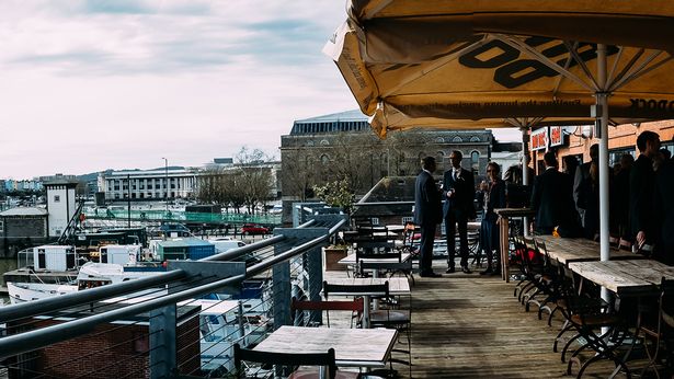 When the sun shines, there is no better place to be than the terrace at Mud Dock, which offers unbeatable panoramic harbourside views.